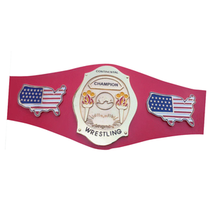 Ceinture de champion de lutte continentale avec design drapeau américain, trophée personnalisé de haute qualité pour collectionneurs - Product Image 5