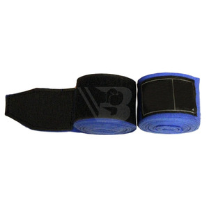 High Quality 100% Cotton Boxing Hand Wraps with Zinc <b>Oxide</b> Adhesive Custom Label Lightweight Breathable for Gym hand Wrap - Product Image 1