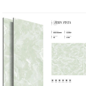 Azulejos de porcelana brillante de gran formato de lujo 800x1600 1200x1800 750x1500mm Azulejos premium para villas, hoteles y proyectos comerciales - Product Image 1