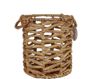 Panier de rangement en jute écologique 2026, portable, design personnalisé, avec poignée, logo et taille sur mesure - Product Image 1