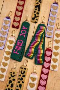 Porte-clés à fermeture éclair perlé en forme de cœur, réglable, fait main, tendance, élégant, mignon, cadeau, accessoires pour femmes - Product Image 2