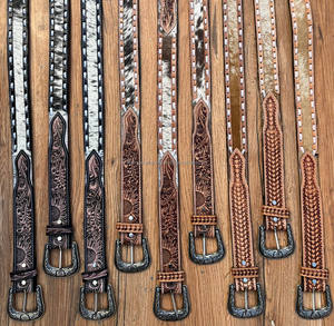 Venta al por mayor de fábrica, cinturón ejecutivo de cuero mecanizado a mano para hombres y mujeres, hebilla de pasador personalizada, suministro de cinturón de cuero genuino 100%, Cinturón de piel de vaca - Product Image 6