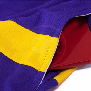 Shorts de basket-ball confortables pour hommes, taille plus, manches courtes, polyester respirant, vêtements de sport d'extérieur - Product Image 4