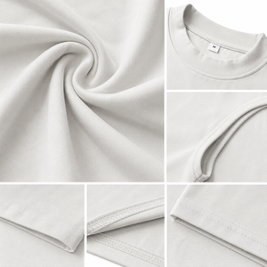 เสื้อกล้ามคอกลมผู้ชาย FIVE THREADS ทรงปกติ ผ้าแคนวาส ลำลอง ลายพิมพ์เรียบ ระบายอากาศได้ดี  โลโก้สั่งทำพิเศษด้านหน้า - Product Image 2