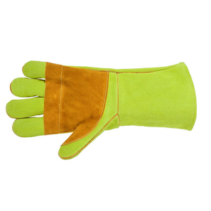 High Quality Cowhide Leather Safety Welder <b>Gloves</b> Heat Resistant Fireproof Multi-Purpose Use Working <b>Gloves</b> <b>For</b> Welding Work - Product Image 3