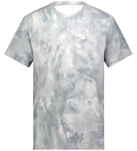 เสื้อยืดกีฬาพิมพ์ลายตามสั่งขายส่ง ผ้าโพลีเอสเตอร์ 100% เสื้อวิ่งออกกำลังกายสำหรับผู้ชาย พร้อมโลโก้ เสื้อผ้าหนาน้ำหนักมาก - Product Image 1