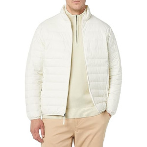 Puffer Jacket <b>Waterproof</b> <b>Warm</b> 100% Nylon Stand Collar Custom Printed Logo Winter Outdoor Streetwear Outerwear for Men - Product Image 1