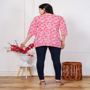 Women Rayon Printed <b>Kurti</b> Top , Ethnic Tunic with Casual Wear <b>Kurti</b> - Product Image 2