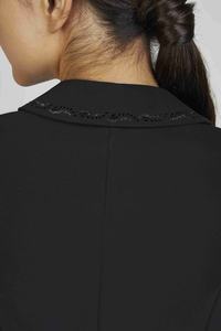 Superbe veste d'équitation et de compétition pour femmes, couleur noire, en coton et élasthanne, résistante à l'usure - Product Image 2