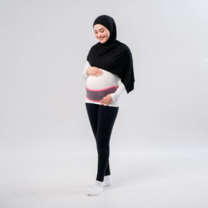 Finest Belly <b>Belt</b> with Strong Double Velcro and Breathable, <b>Elastic</b> Material: Comfortable and Safe for Pregnant Women - Product Image 2