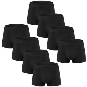 Boxers mi-taille pour hommes en Spandex/Polyester - Séchage rapide, respirant, antibactérien, tissu tricoté écologique, logo personnalisé, OEM - Product Image 1