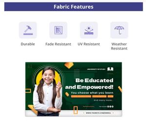 Pancartas Publicitarias Comerciales Exteriores de Gran Formato Personalizadas |   Vinilos Resistentes a la Intemperie para Edificios, PVC Flexible Resistente a los Rayos UV - Product Image 3