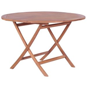 Tavolo da giardino pieghevole in legno di Teak massiccio 47.2 "x 29.5" per uso esterno - Product Image 1