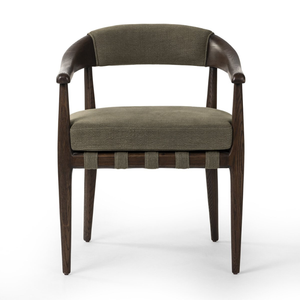 Modern Solid Wood <b>Dining</b> Chair Upholstered <b>Armchair</b> for Restaurant Hotel Cafe Luxury Furniture - Product Image 1