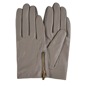 Gants de toilette de luxe en cuir pour femmes, en véritable peau d'agneau, gants d'hiver tendance, fabrication OEM sur mesure - Product Image 4