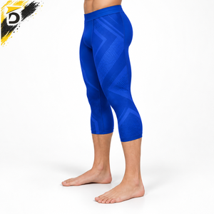 Premium <b>Men</b> Capri <b>Legging</b> Features Smooth Material Flexible Support And Lightweight Comfort <b>For</b> <b>Gym</b> Workout And Daily Exercise - Product Image 2