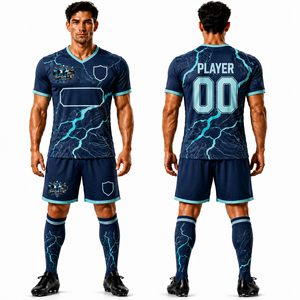 New Arrival Professional Soccer Kit Featuring Lightweight Soccer Jersey and Athletic Shorts for Match Day Excellence For Adults - Product Image 1