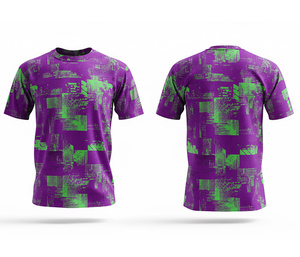 เสื้อยืด OEM แบบซับลิเมชั่น ออกแบบเองได้ แห้งเร็ว สำหรับออกกำลังกายและฟิตเนส |   ไซส์ผู้ชาย ผู้หญิง และเยาวชน |   น้ำหนักเบา แห้งเร็ว - Product Image 6
