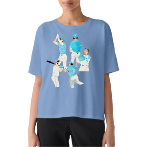 Premium Baseball Team Spring Summer Women Glitter Half Sleeve Loose Fit Game Day Embroidery Breathable Custom <b>Sequin</b> Work Cotton - Product Image 5