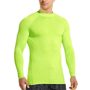 เสื้อรัดกล้ามเนื้อ MMA Rashguard สำหรับผู้ชาย แบบลำลอง ถักทอ แขนครึ่ง  รับสกรีนโลโก้ของคุณเอง  แบบ Sublimated สำหรับ BJJ Grappling - Product Image 1