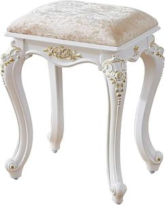 Tabouret ottoman en bois au design moderne, fabriqué avec du bois de qualité supérieure et une finition parfaite. - Product Image 1