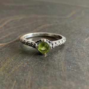 <b>Dainty</b> 2.0 Grams Peridot Fashion <b>Ring</b> - Product Image 1
