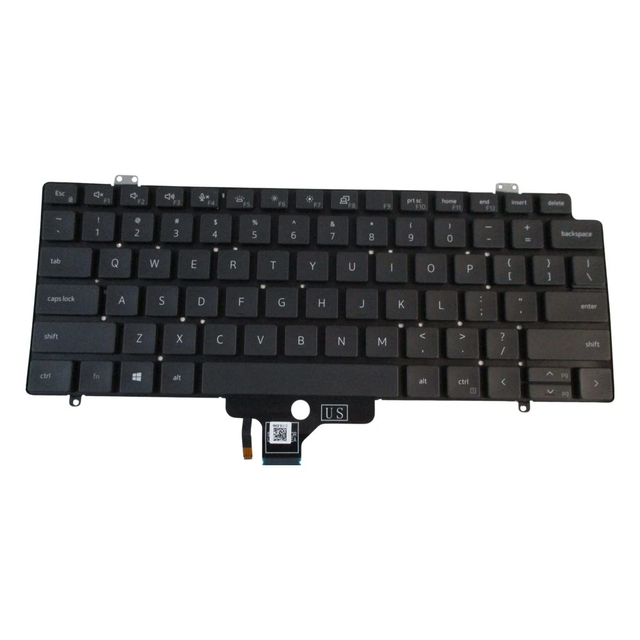 0GMM47 New US Keyboard for Latitude 7410 14-7410 2-in-1 Backlit PWJCY Original Quality 90 Days Warranty Black