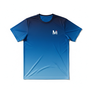 Camiseta Deportiva de Punto con Protección UV, Corte Ajustado, para Gimnasio, Fitness al Aire Libre, Ropa Deportiva Personalizada, Alto Rendimiento, Transpirable, Secado Rápido - Product Image 1