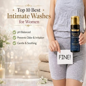 Gel de Lavado Íntimo Líquido Meglo, Espuma Limpiadora Higiénica, Cuidado Diario Suave para Piel Sensible, Aroma a Sándalo y Vainilla, 150 ml - Product Image 2