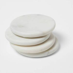 Handmade Modern Design Marble <b>Drink</b> <b>Coasters</b> Eco-Friendly Durable Washable Natural Stone <b>Coaster</b> Set for Tea & Coffee - Product Image 2