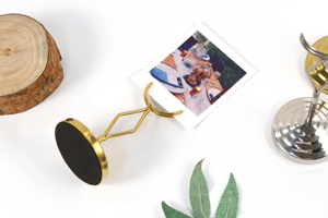 Round Metal Basic <b>Card</b> Holder Stand for Price Tags Photos Business <b>Cards</b> and Wedding Party <b>Table</b> Numbers Wholesale From India - Product Image 4