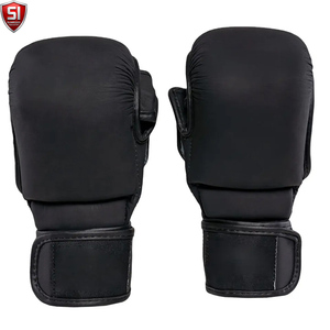 ถุงมือ MMA คุณภาพสูงสำหรับการฝึกซ้อม ผลิตตามสั่ง ทำจากหนัง PU กันลื่น สายรัดข้อมือปรับได้ ปิดด้วยแถบตีนตุ๊กแก สำหรับผู้ใหญ่ - Product Image 1