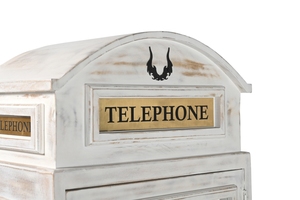 Mueble de Bar con Forma de Cabina Telefónica de Madera - Product Image 4