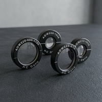 HC Optics Composant optique OEM personnalisé : Plaque ondulée en cristal de quartz à zéro ordre, à espacement d'air, à longueur d'onde personnalisée, avec revêtement antireflet, pour la recherche
