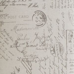 Fauteuil d'appoint contemporain Botticelli sans accoudoirs avec tissu imprimé lettres anglaises pour salon - Product Image 6