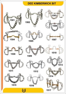 Mors de cheval en acier inoxydable avec chaîne pour équipement d'équitation ZUMA ENTERPRISES MS-TA-WMCB-002 - Product Image 6