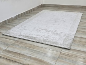 High-end wool viscose silk Hand tufted carpet Premium handmade wool viscose Designer carpet luxury - Product Image 1