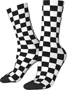 Chaussettes de sport et décontractées en coton/fibre de bambou antibactériennes à impression personnalisée - Fournisseur en gros - Product Image 3