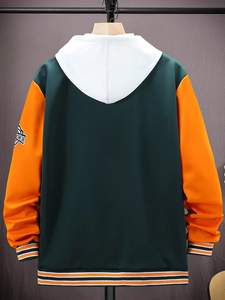 Veste de sport en toile pour homme avec logo personnalisé, imprimé, style vintage, haute qualité et confort optimal - Product Image 2