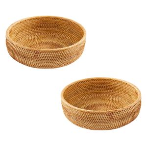 ตะกร้าหวายรูปไข่ PHU HAO สำหรับจัดแสดงขนมปัง บริการเสิร์ฟ และจัดเก็บ - Product Image 1