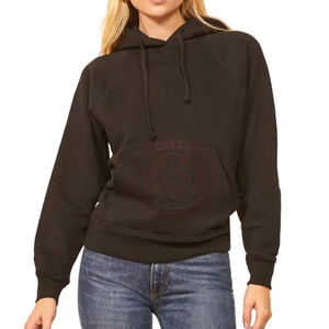 เสื้อสเวตเชิ้ตผู้หญิงสีพื้น ทรงหลวม ผ้าฝ้ายฟลีซ 100% สำหรับฤดูใบไม้ร่วงและฤดูหนาว เสื้อผ้าสไตล์ไลฟ์สไตล์ - Product Image 4