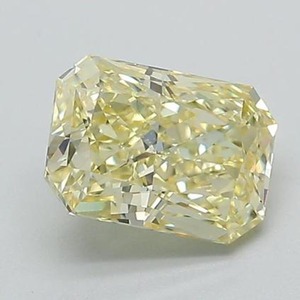 Diamante amarillo sintético cultivado en laboratorio, corte radiante, de 1.00 CT a 5.00 CT, color amarillo fantasía, claridad VVS VS, certificado, para anillo. - Product Image 2