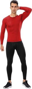 Men's Compression Long Sleeve Performance Shirt Premium Quick Dry Compression Base <b>Layer</b> <b>Top</b> Men's Athletic Compression Training - Product Image 4