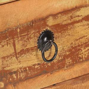 Aparador de madera maciza recuperada 23,6 \ "x13.8 \" x29.5 \ "-Elegante aparador de madera recuperada 29,5 \" x23.6 \ "x13.8 \" - Product Image 5