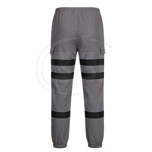 Pantalon de travail jogger LED étanche ANSI Classe 2 pour l'ingénierie de construction, avec plusieurs poches et taille confortable pour usage quotidien - Product Image 5