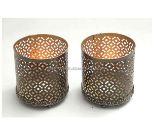 Soporte votivo para velas de Metal de alta calidad, diseño de corte por láser, atractivo para decoración del hogar - Product Image 3