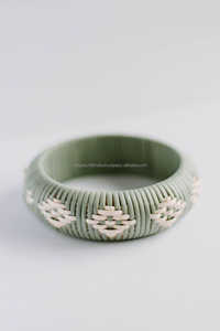 Braccialetti di moda per uomo e donna accessori per coppie braccialetto Unisex in Rattan di bambù spesso fatto a mano
