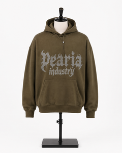 Sudadera con Capucha para Hombre, con Pedrería, Tejido de Felpa, Corte Regular, con Bolsillo Frontal, para Ropa Urbana de Invierno - Product Image 1