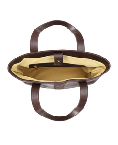 Sac fourre-tout à bandoulière en cuir véritable marron pour femme 2026, grande capacité, simple, haute qualité, personnalisable OEM, sacs à main décontractés, logo personnalisé - Product Image 4