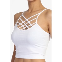 Nouveau soutien-gorge de sport entraînement de gymnastique personnalisé dos croisé soutien-gorge de sport Style de mode été femmes soutien-gorge à impact élevé pour les femmes
